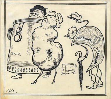 Bér Dezső (1875-1924) karikatúrái